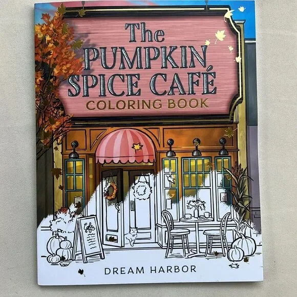 The Pumpkin Spice Café Book and Coloring Book Set - Picture 4 of 11